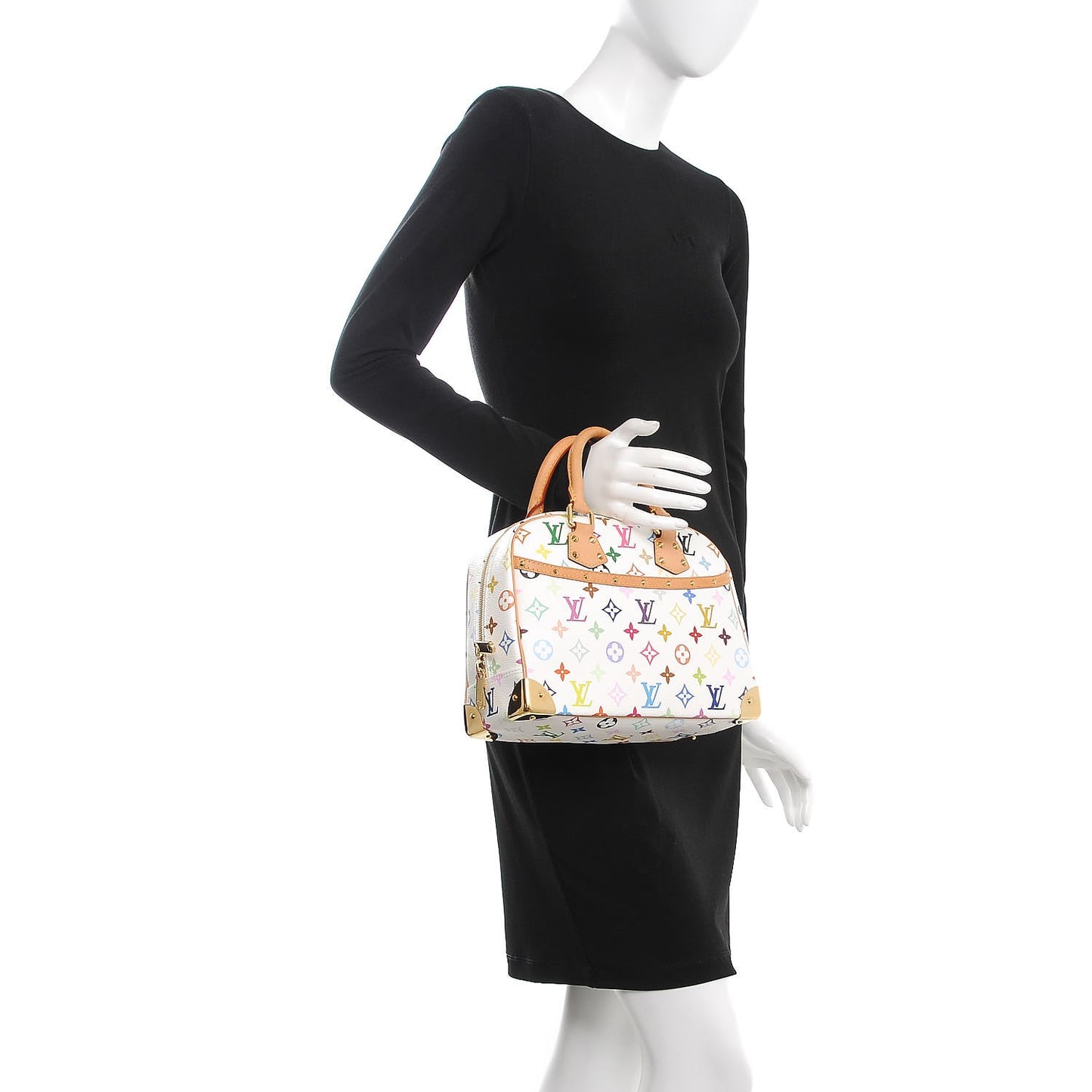 Monogram Multicolor Trouville White