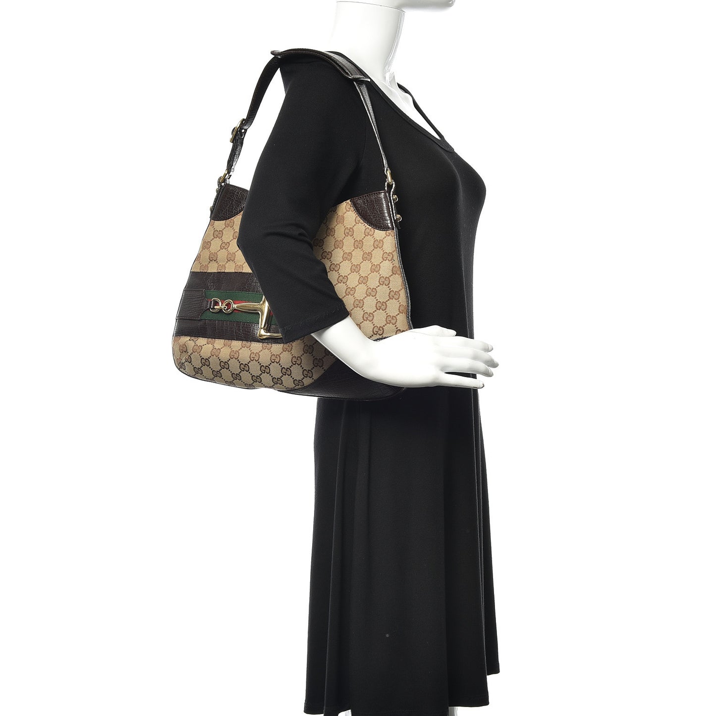 Monogram Hasler Hobo Dark Brown