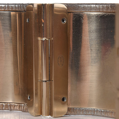 Chanel Metallic Lambskin CC Cuff Gold 4 of 6