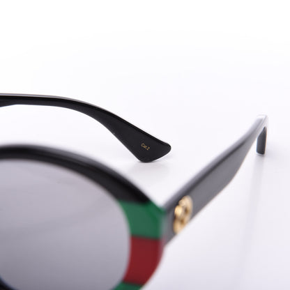 Gucci Round Web Sunglasses GG0279SA Black Green 11 of 15