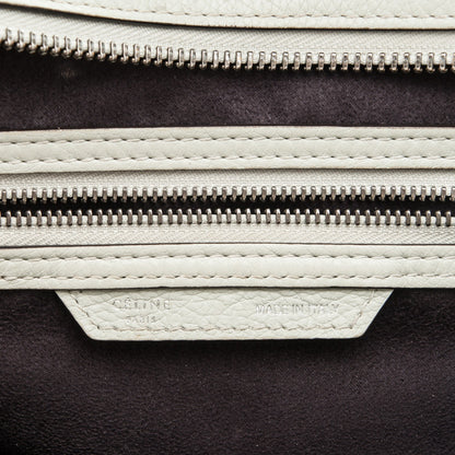 Celine Drummed Calfskin Mini Luggage Lune 6 of 9