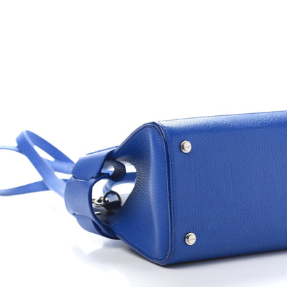 Givenchy Grained Calfskin Mini Horizon Satchel Blue 9 of 11