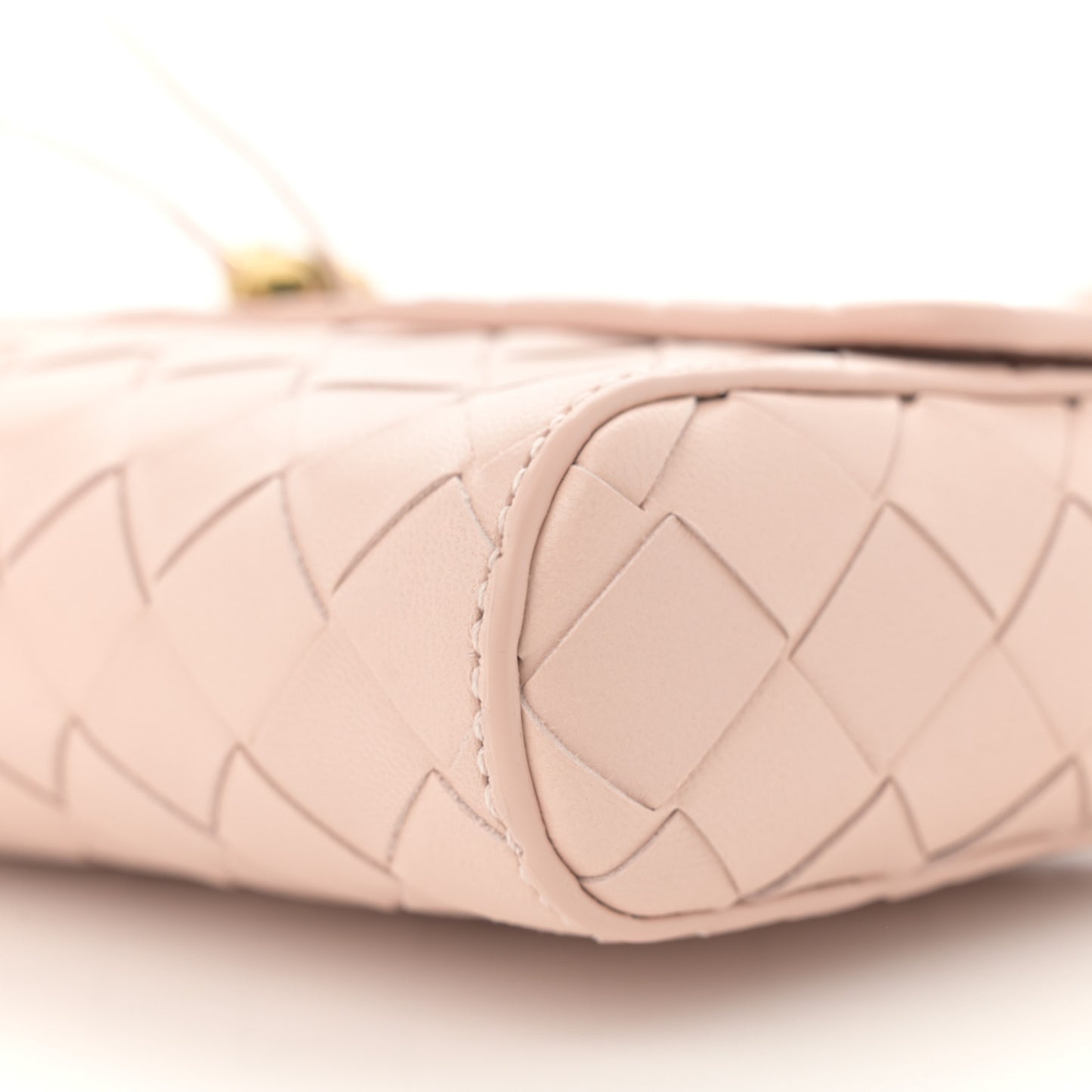 Nappa Intrecciato Mini Andiamo Crossbody Bag Lotus