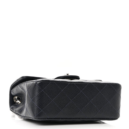 Chanel Caviar Quilted Mini Square Flap Navy 4 of 11