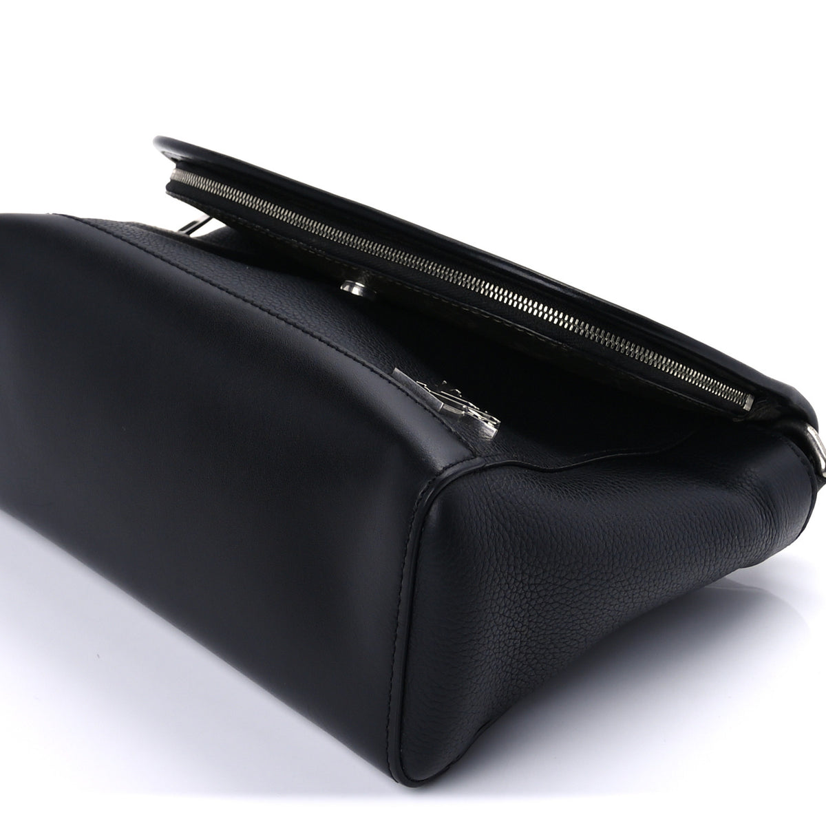 Grained Calfskin Monogram Pulse Messenger Khaki Black