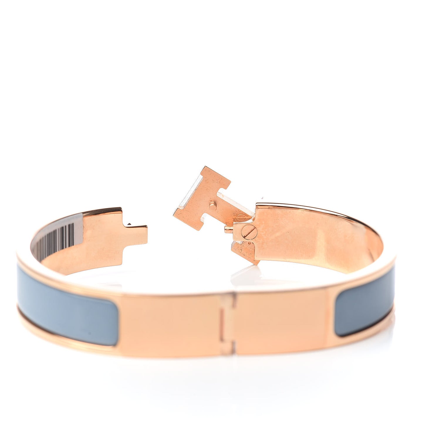 Enamel Narrow Clic Clac H Bracelet PM Gris Orage