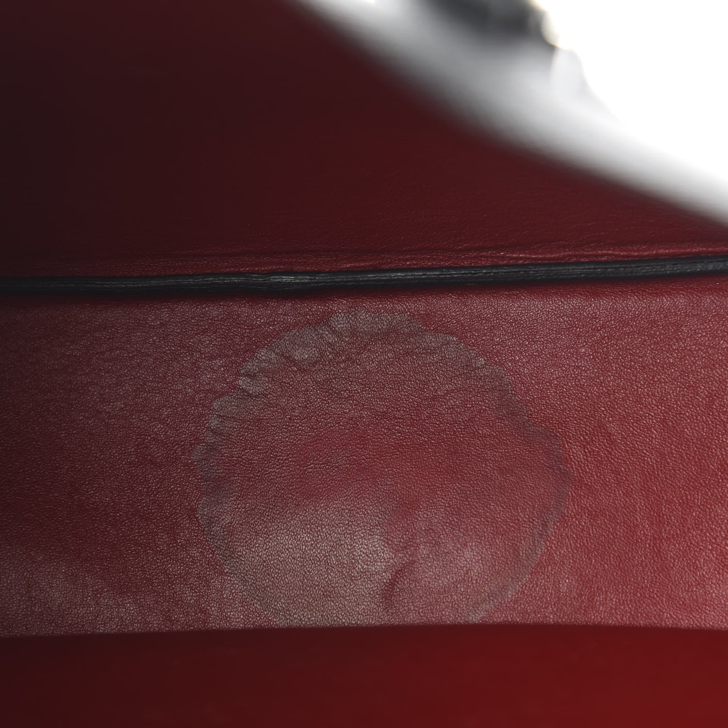 Prada Saffiano Cuir Medium Double Handle Tote Black Fuoco 9 of 11