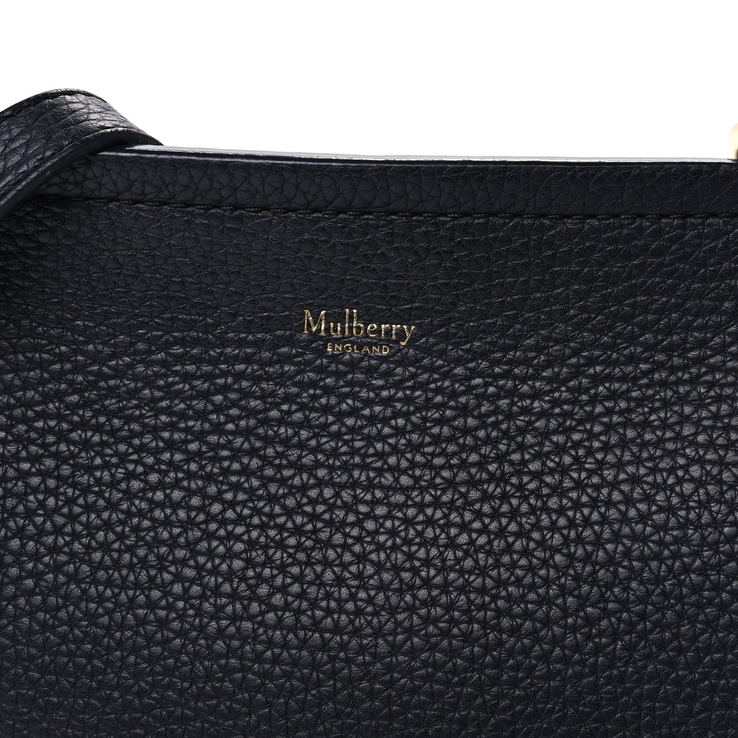 Small Classic Grain Calfskin Small Amberley Satche Black
