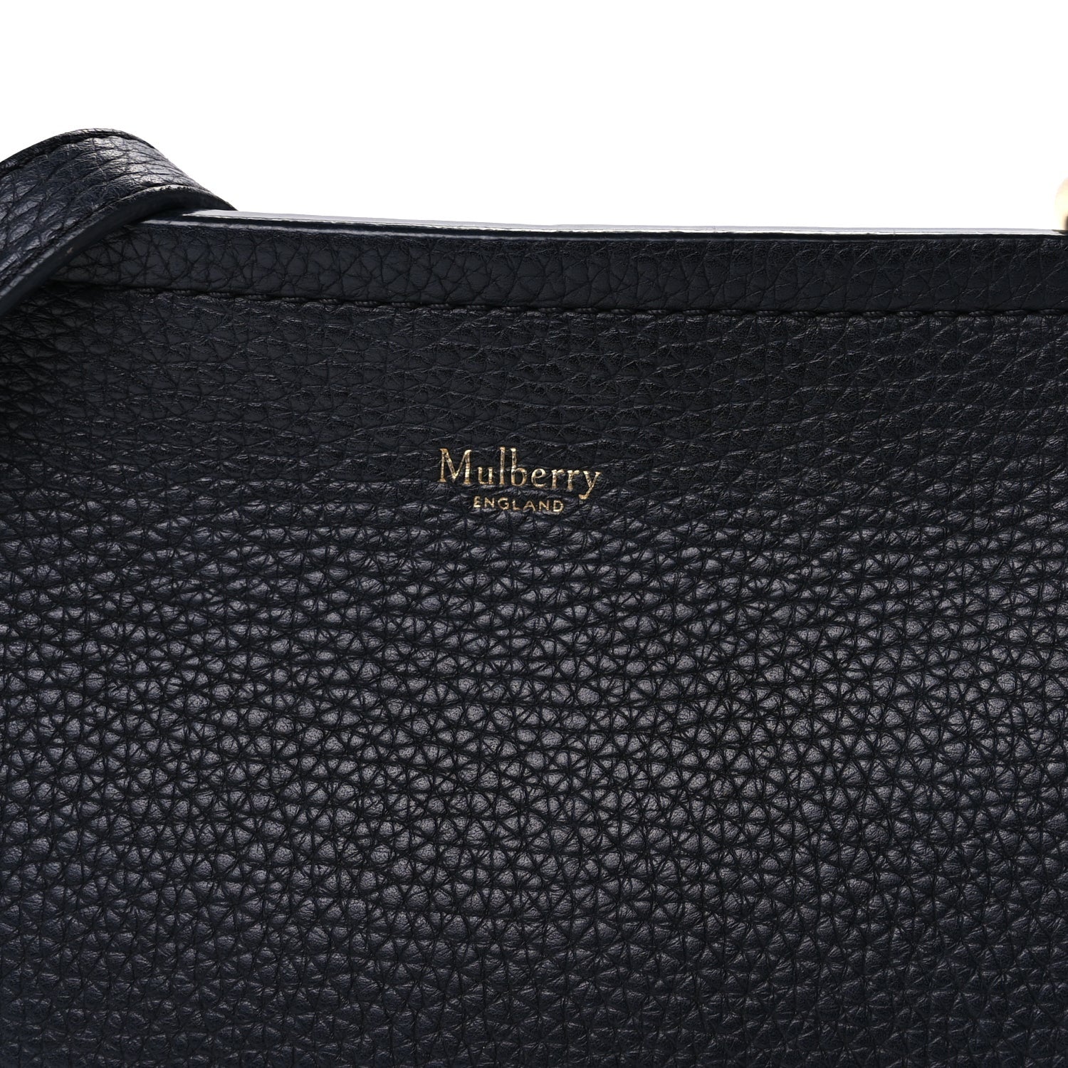 Mulberry Small Classic Grain Calfskin Small Amberley Satche Black 6 of 7
