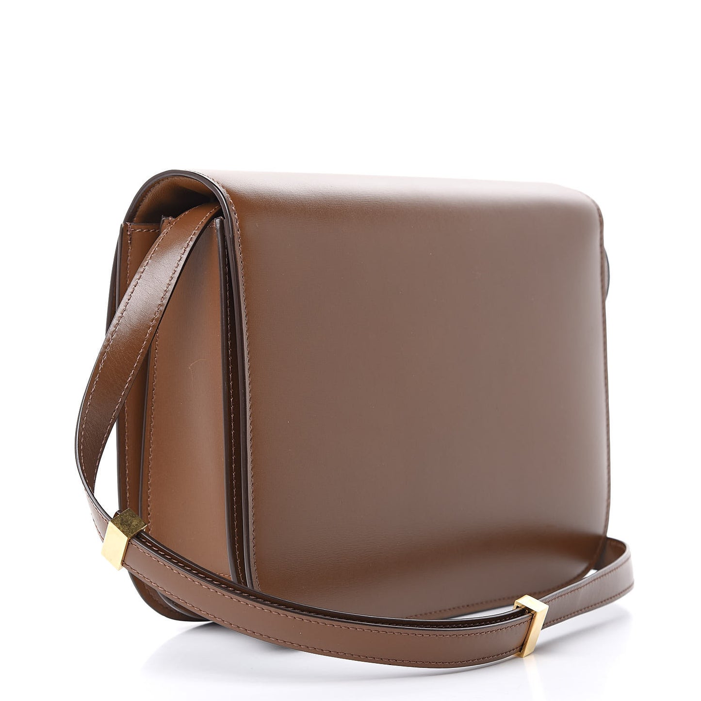Box Calfskin Medium Classic Box Flap Bag Camel