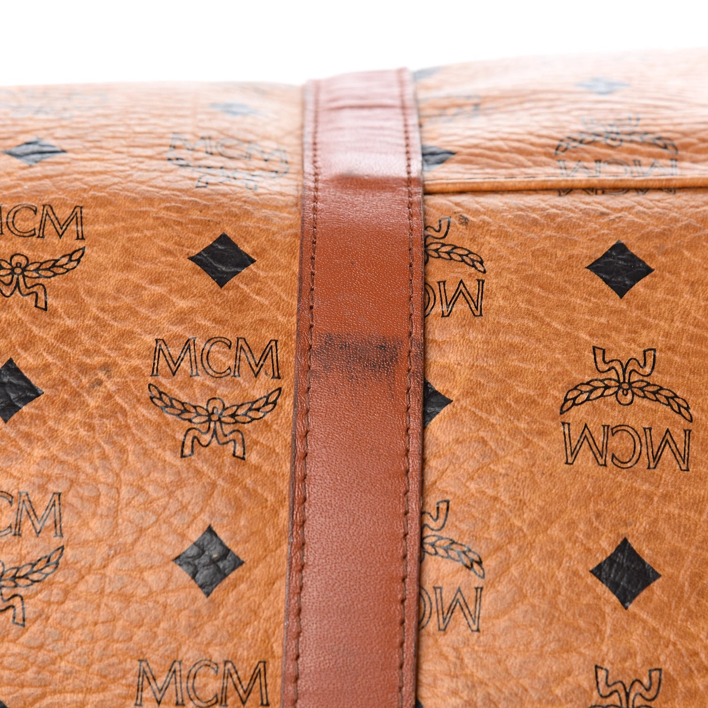 Visetos Boston Weekender Bag Cognac