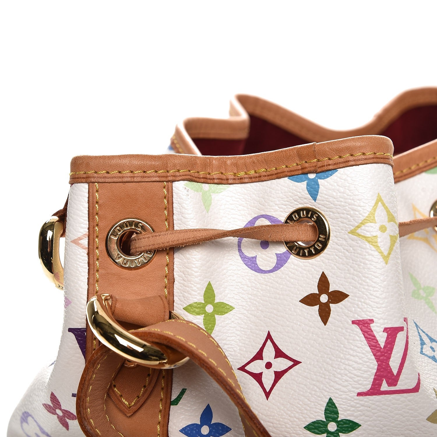 Louis Vuitton Monogram Multicolor Petit Noe White 7 of 12