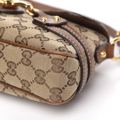 Gucci Monogram Horsebit Chain Flap Shoulder Bag 9 of 16