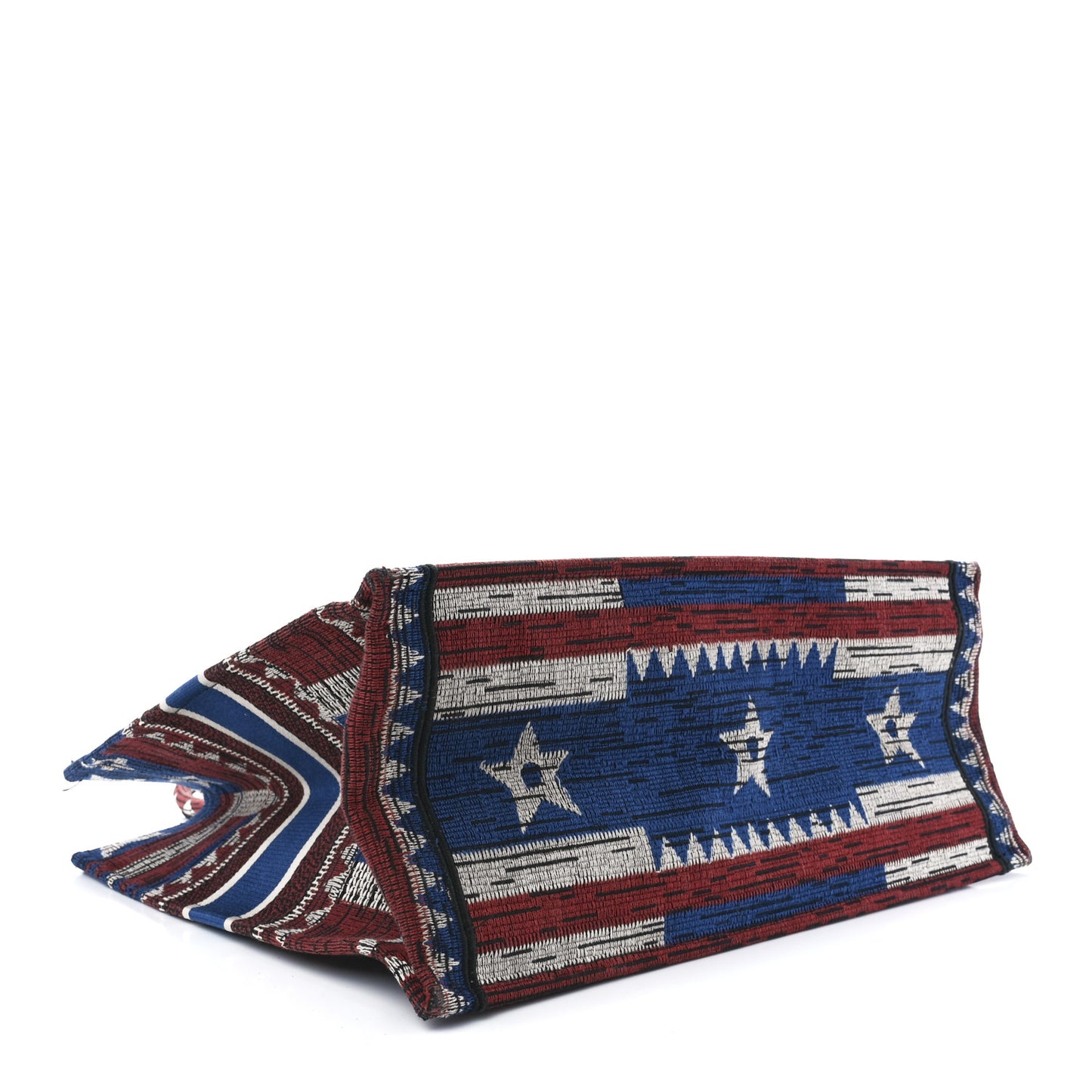 Canvas Embroidered Exclusive US Book Tote Multicolor