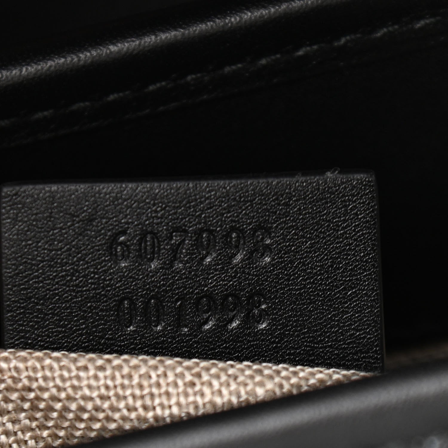 Gucci Microguccissima Drawstring Backpack Black 6 of 9