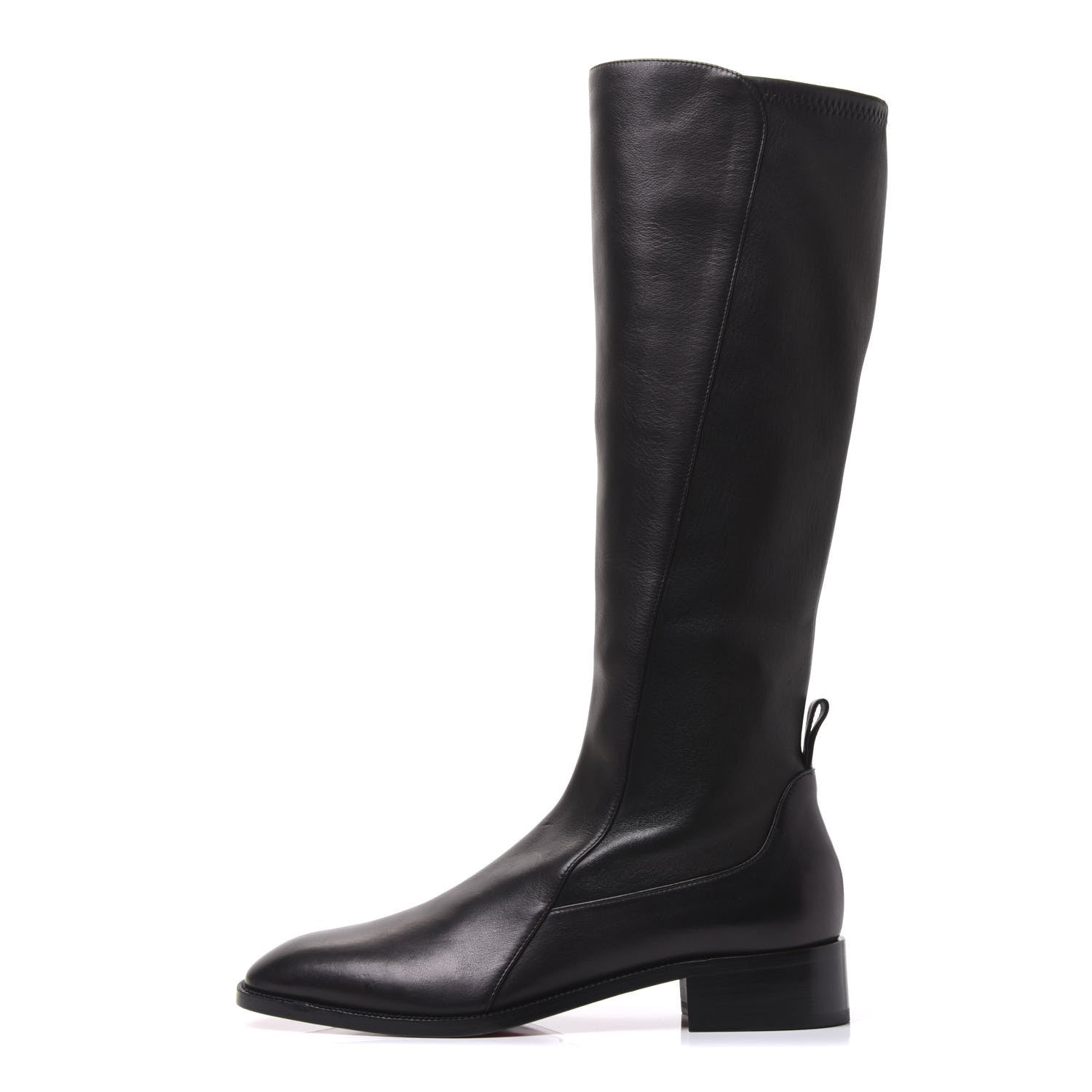 Christian Louboutin Nappa Tagastretch Flat Knee Boots 39 Black 1 of 9