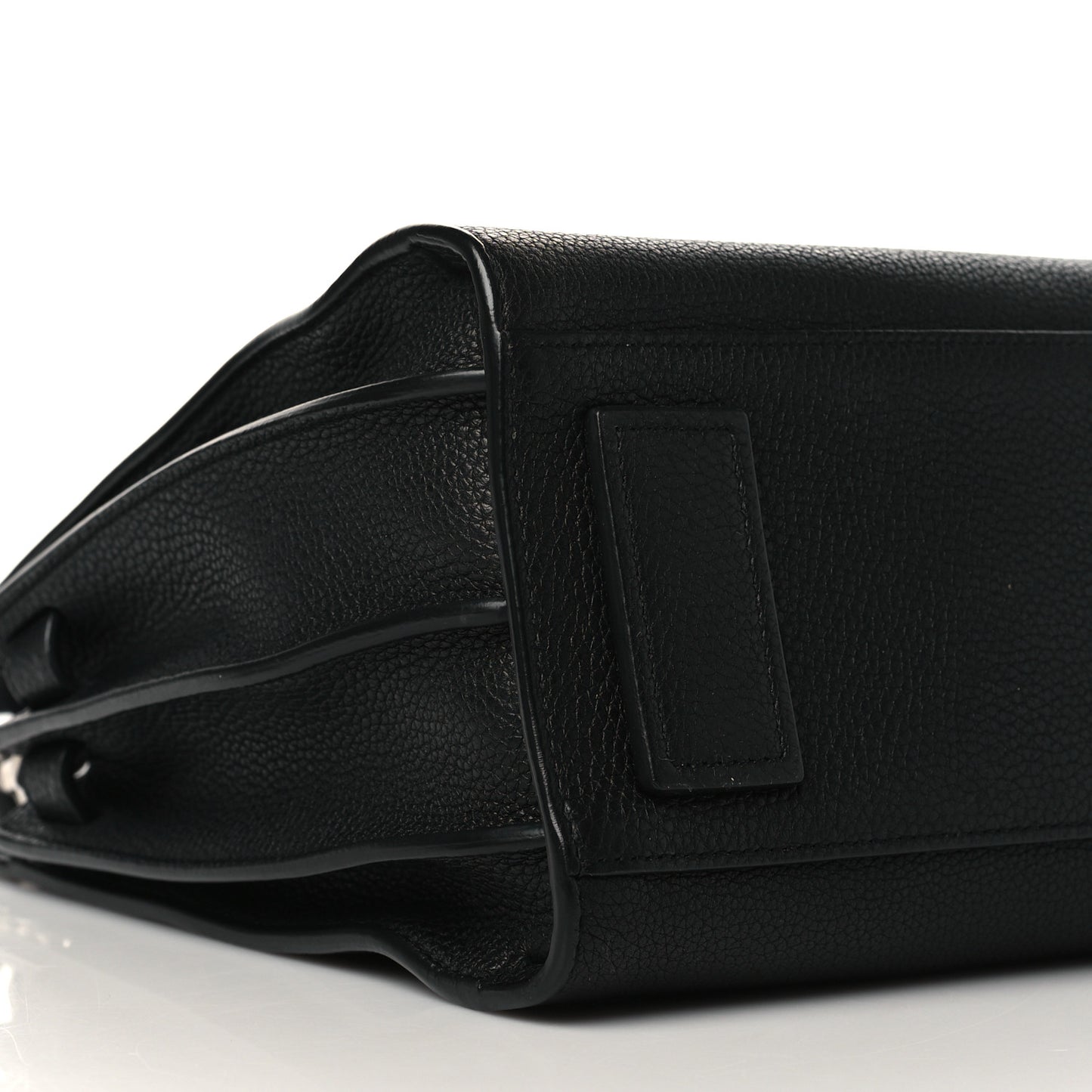 Grained Calfskin Baby Sac De Jour Souple Black