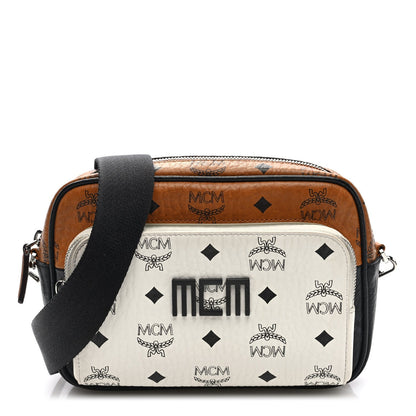 MCM Visetos Mix Small Klassik Crossbody White 1 of 7