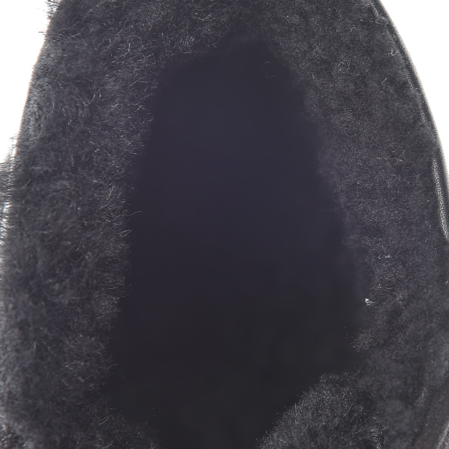 Hermes Suede Shearling Womens Jimmy High Top Sneakers 39.5 Black 6 of 7