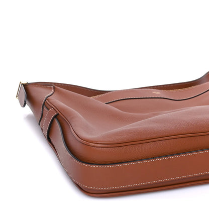 Celine Supple Calfskin Large Romy Shoulder Bag  Tan 7 of 7