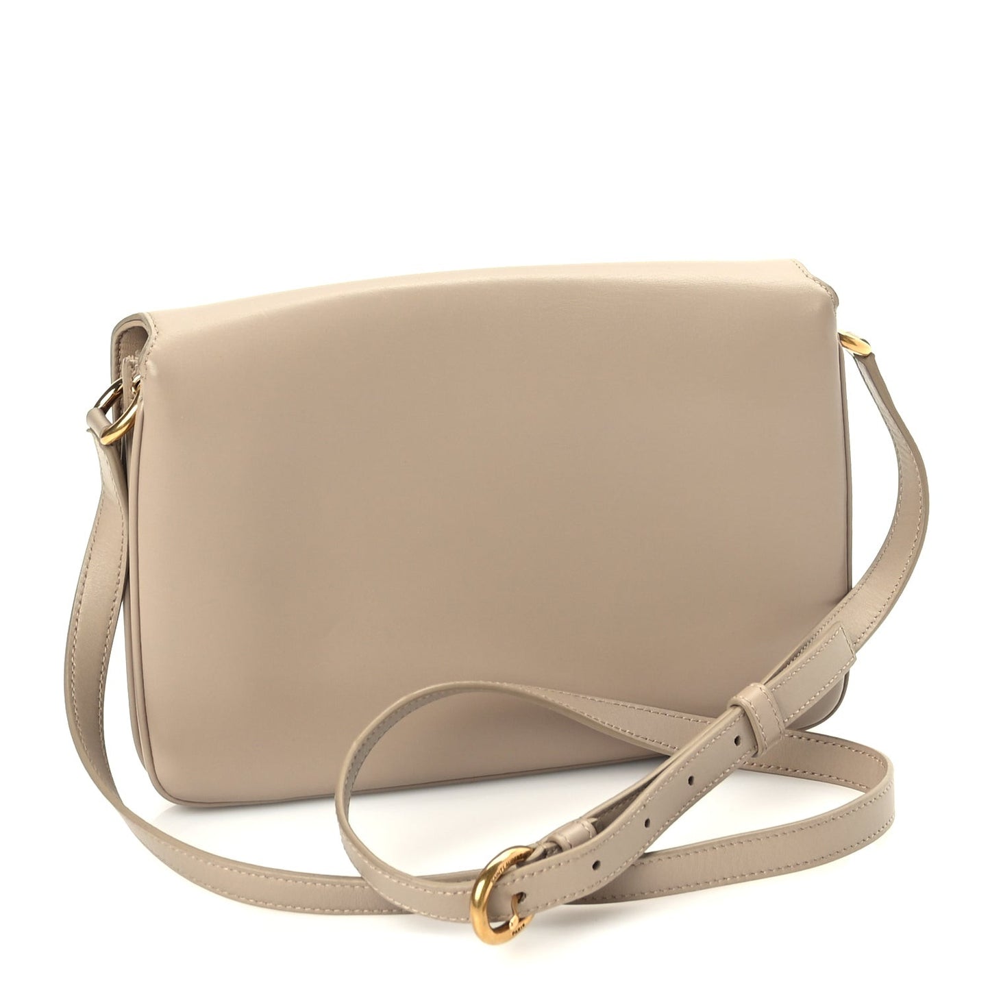 Smooth Calfskin Le Maillon Satchel Beige