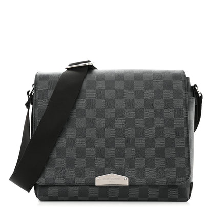 Louis Vuitton Damier Graphite District PM 1 of 9