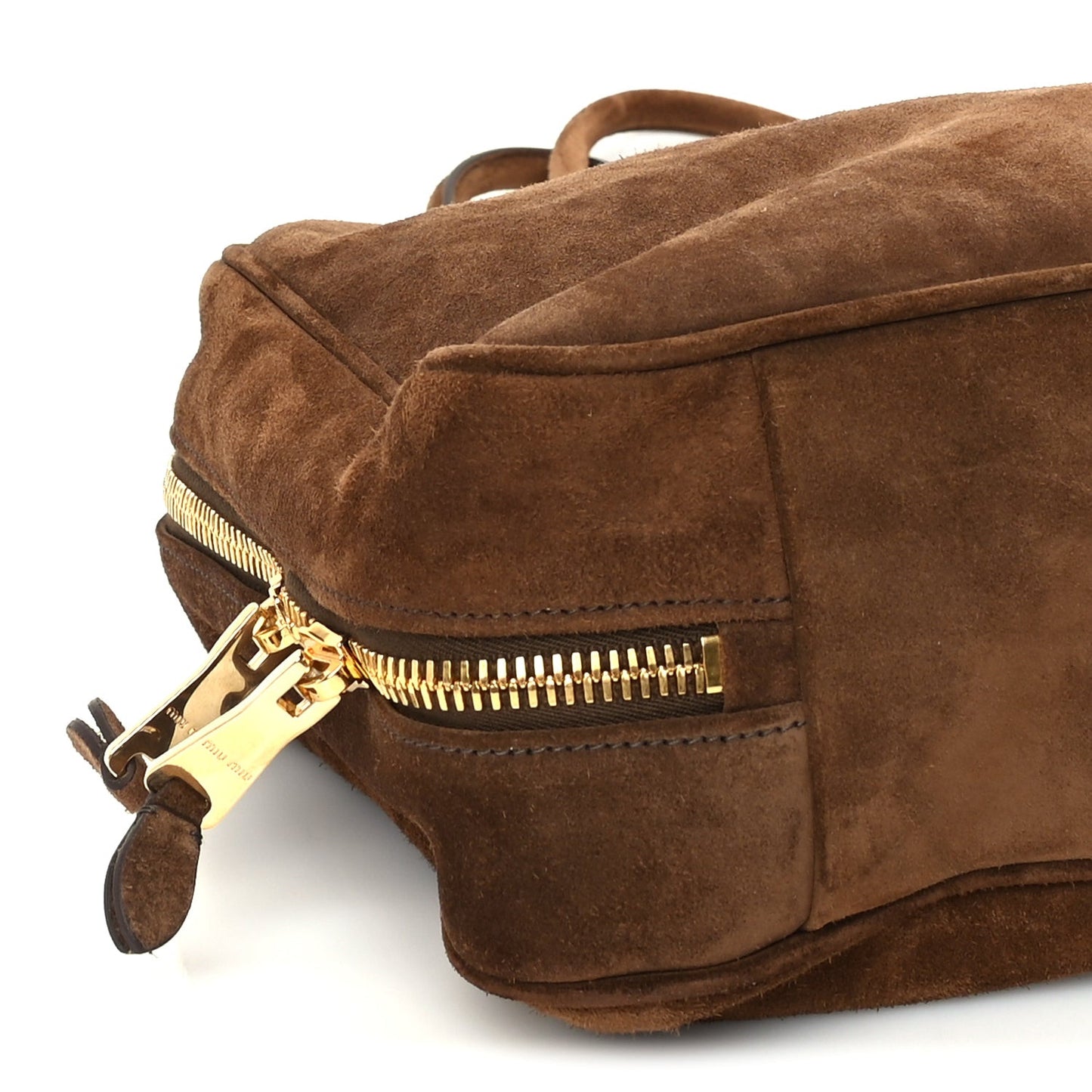 Camoscio Beau Top Handle Bag Cocoa Brown