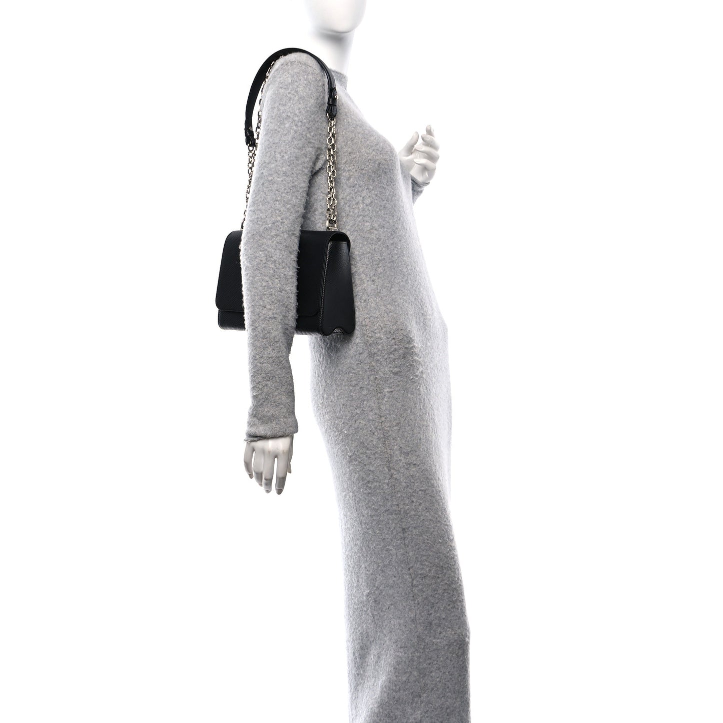 Epi Twist Shoulder Bag MM Black