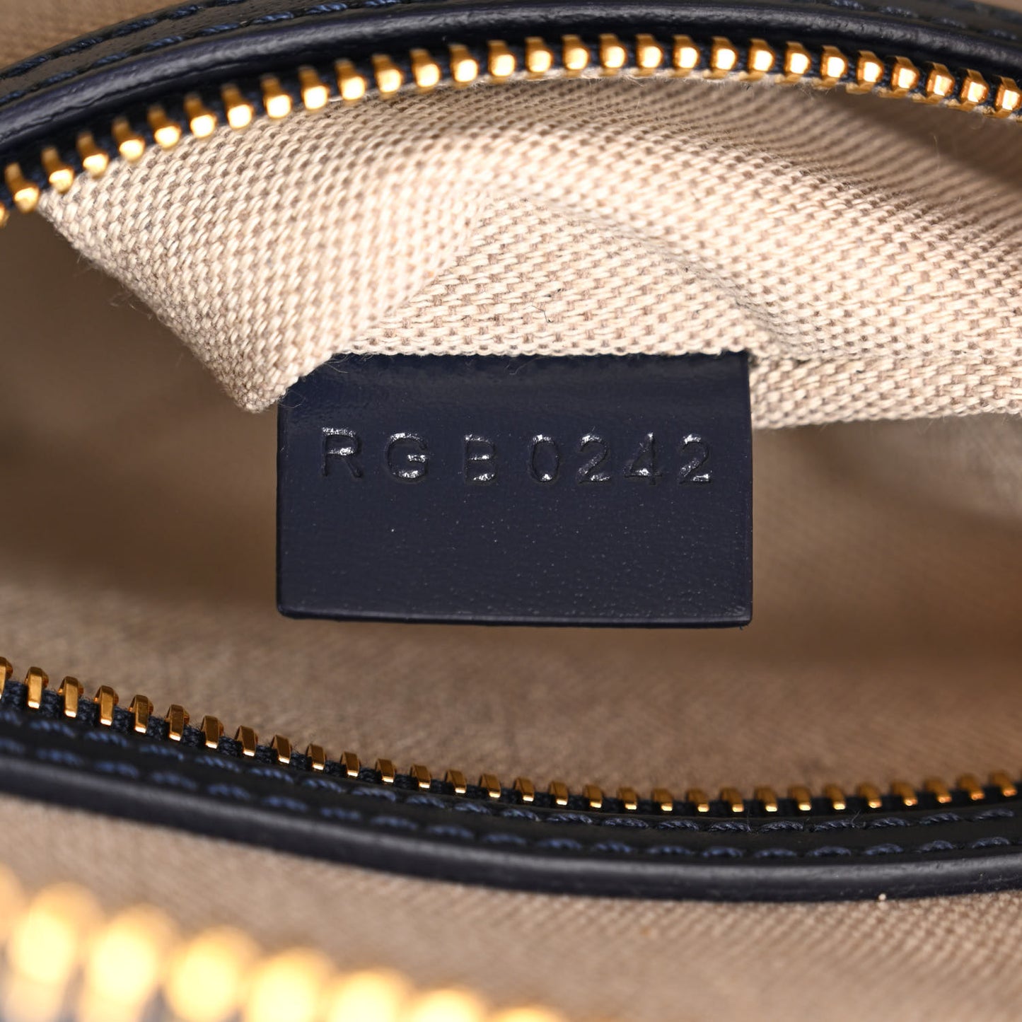Shiny Lord Calfskin Mini Antigona Navy