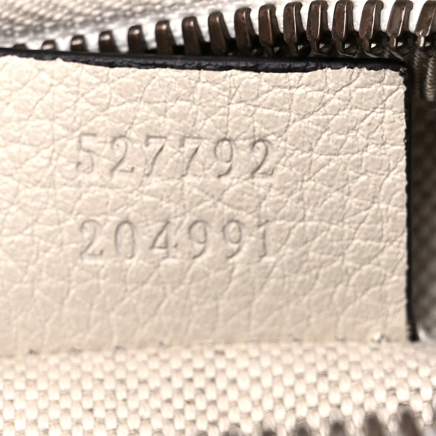 Grained Calfskin Small Logo Belt Bag White