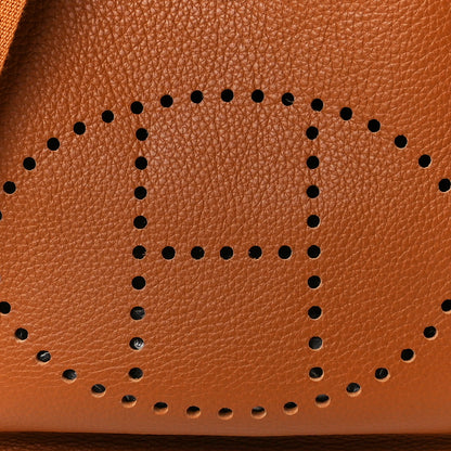 Hermes Taurillon Clemence Evelyne PM Gold 7 of 10