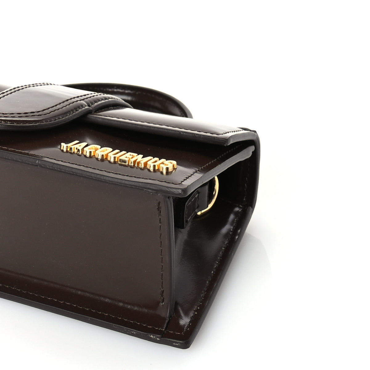 Glazed Calfskin Le Bambino Brown