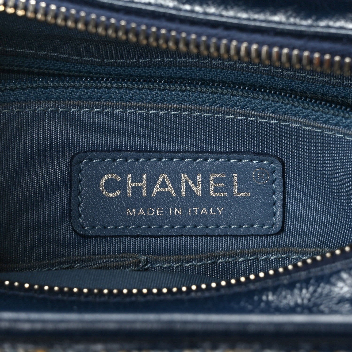 Chanel Tweed Calfskin Medium Gabrielle Hobo Blue 6 of 12