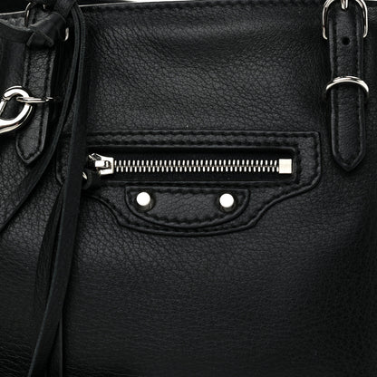 Balenciaga Veau Papier A6 Zip Around Tote Black 8 of 12