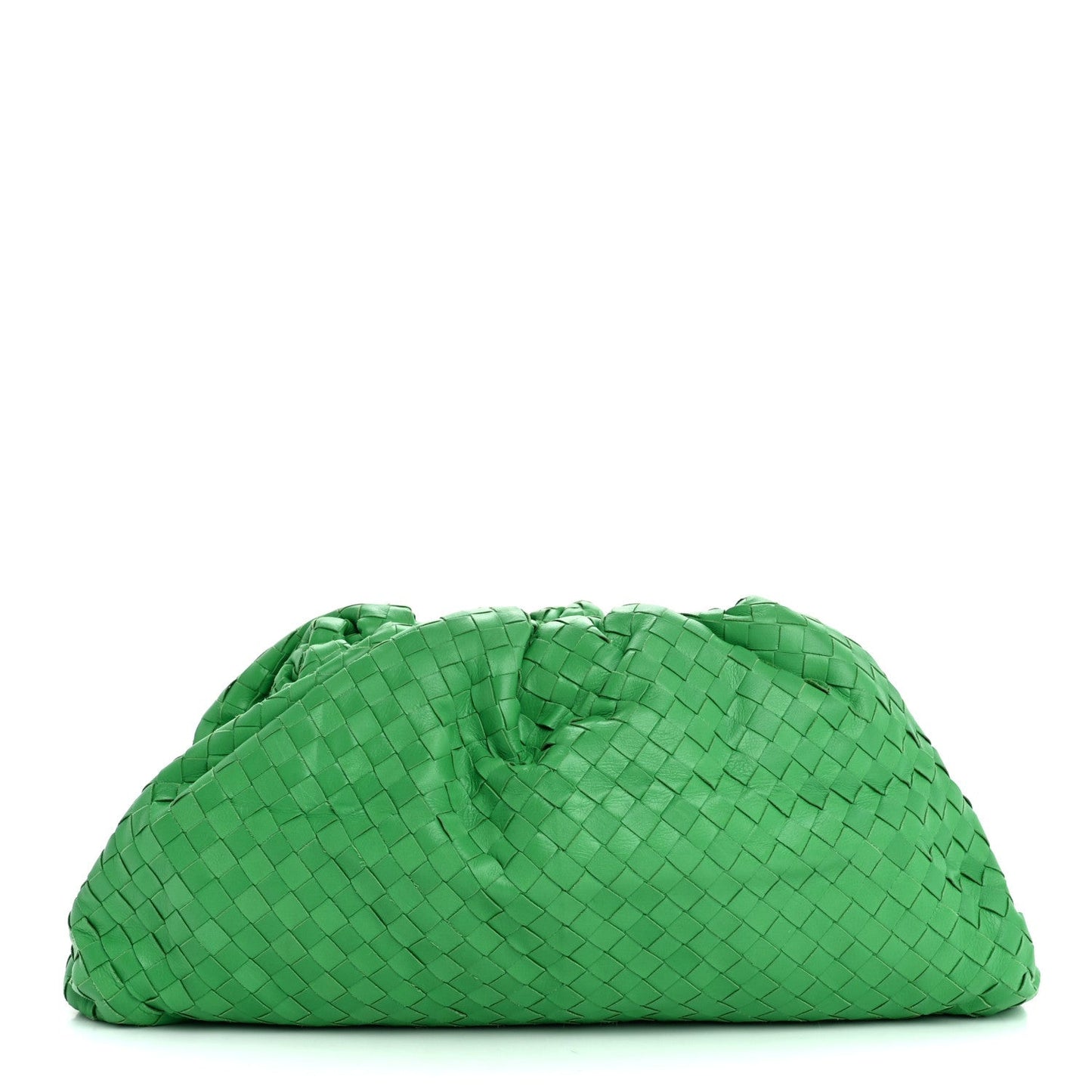 Nappa Maxi Intrecciato The Pouch Oversized Clutch Parakeet