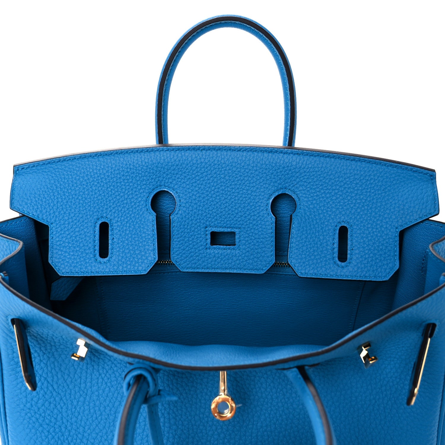 Hermes Togo Birkin 25 Bleu Zanzibar 17 of 36