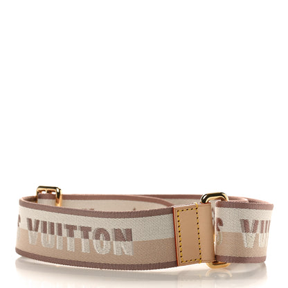 Louis Vuitton Jacquard Neverfull BB Shoulder Strap Beige Brown 2 of 3