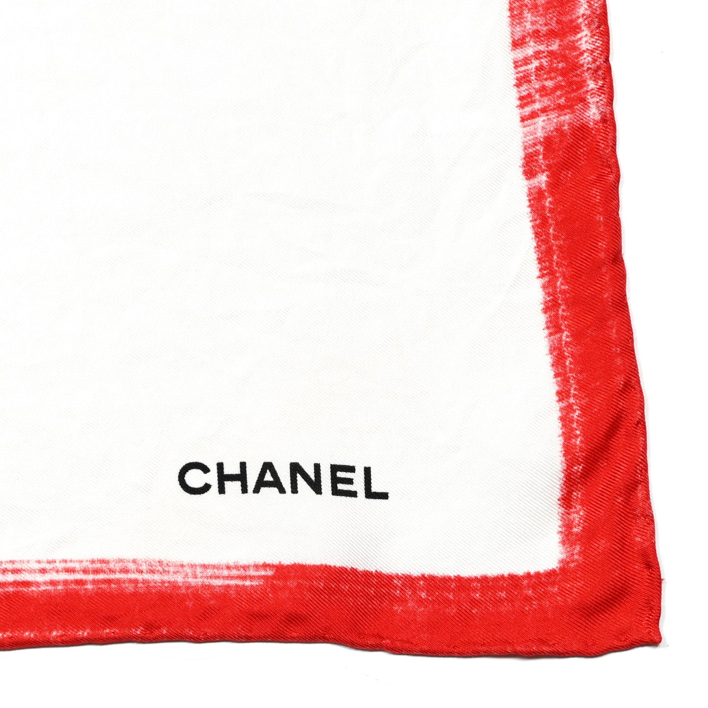 Silk Front Row Only Square Scarf Red