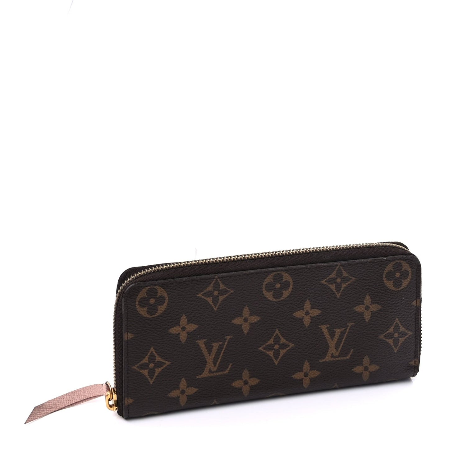 Monogram Clemence Wallet  Rose Ballerine