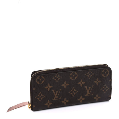 Louis Vuitton Monogram Clemence Wallet  Rose Ballerine 3 of 7