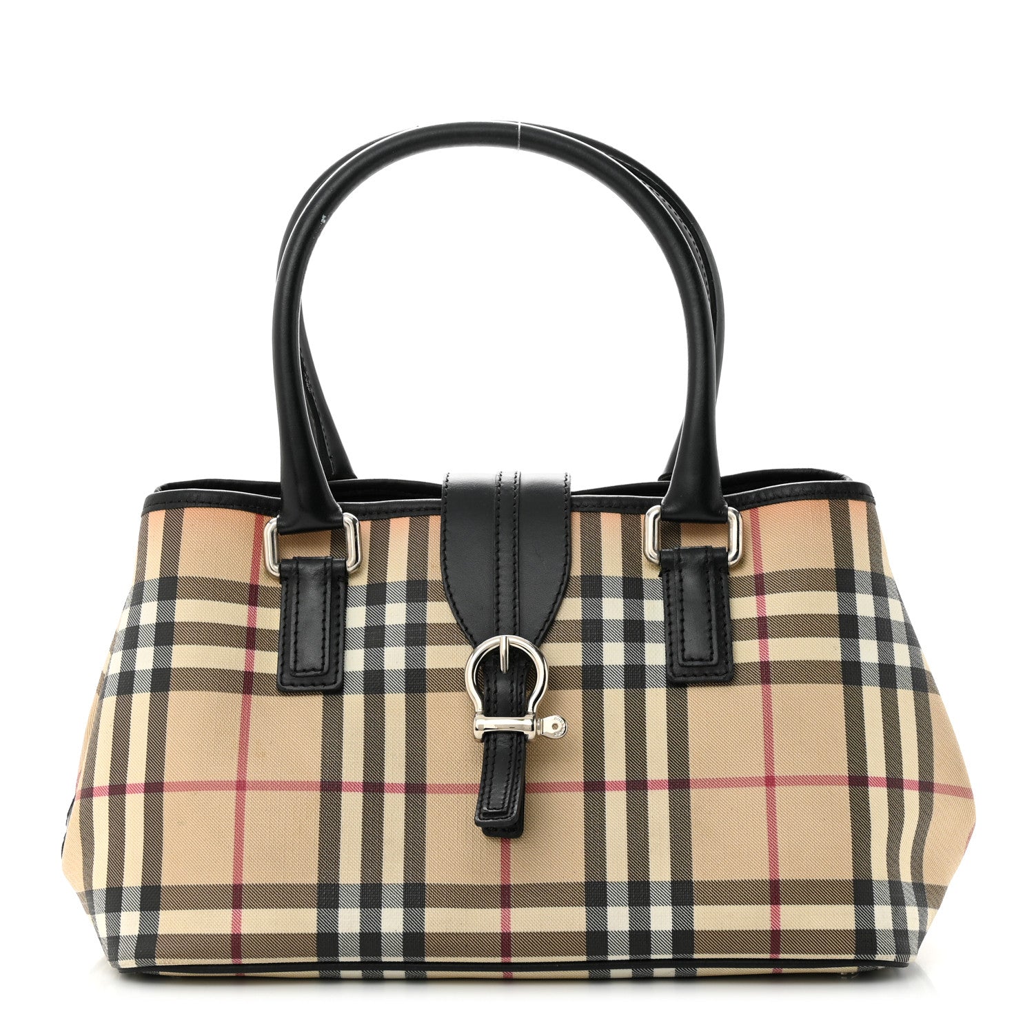 Burberry House Check Buckle Tote Black 1 of 17