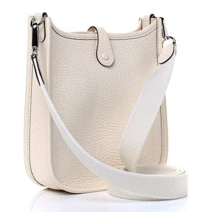 Hermes Taurillon Clemence Amazone Evelyne TPM Nata Craie 2 of 4