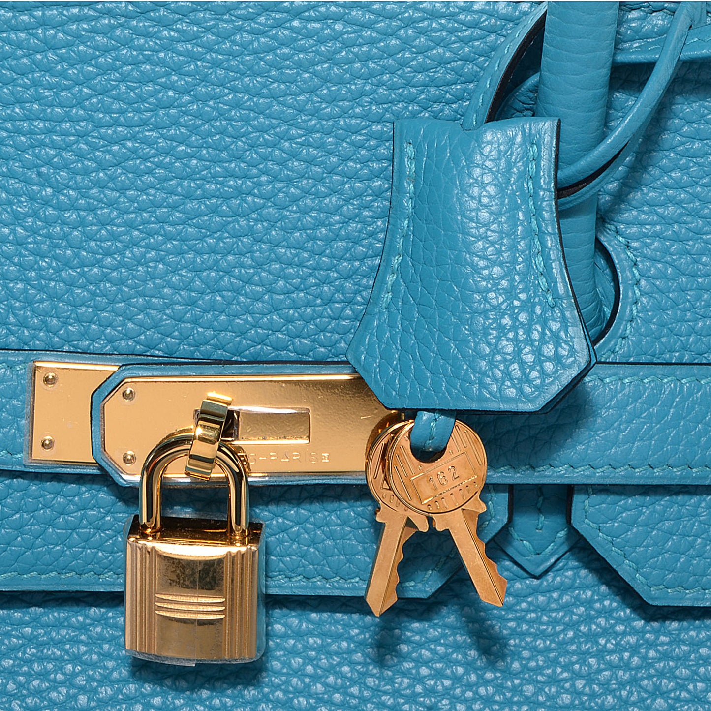 Togo Birkin 35 Turquoise