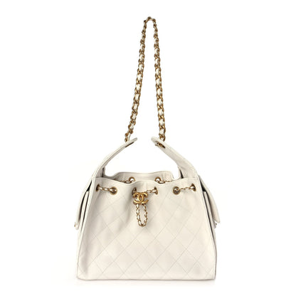 Chanel Caviar Quilted Small  25 Handbag White 1 of 9