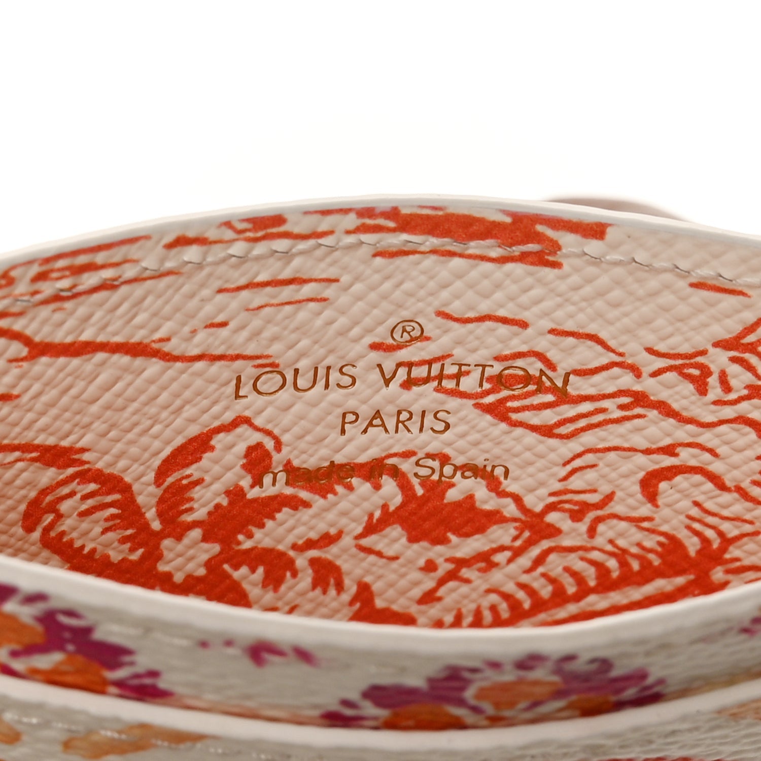 Louis Vuitton Monogram Tiles By The Pool Card Holder Coral Coral 6 of 7