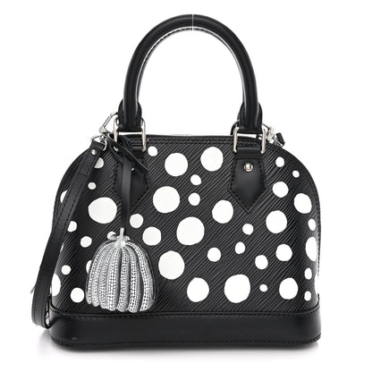 Louis Vuitton X YK Epi Alma BB Black White 1 of 14