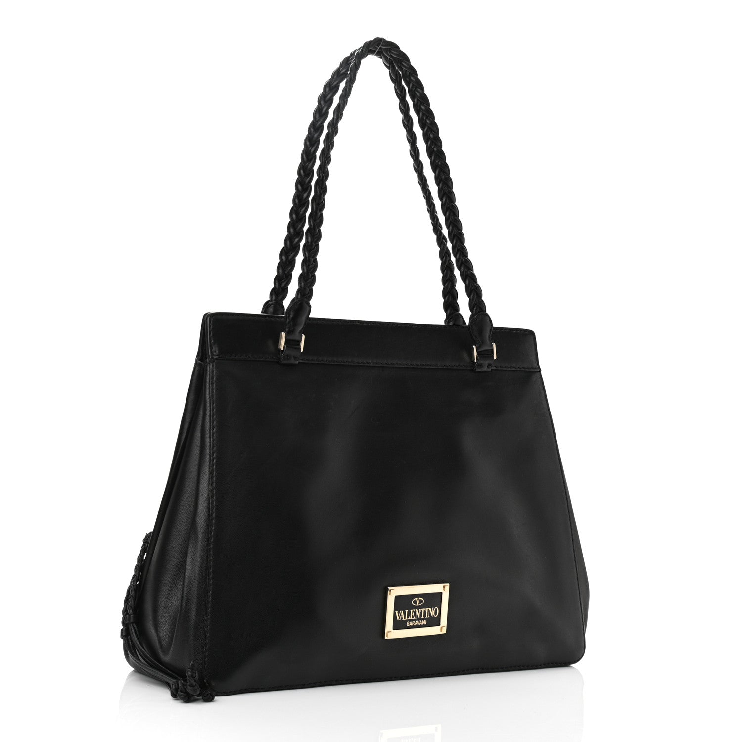 Valentino Garavani Vitello Lace Demetra Satchel Black 3 of 11