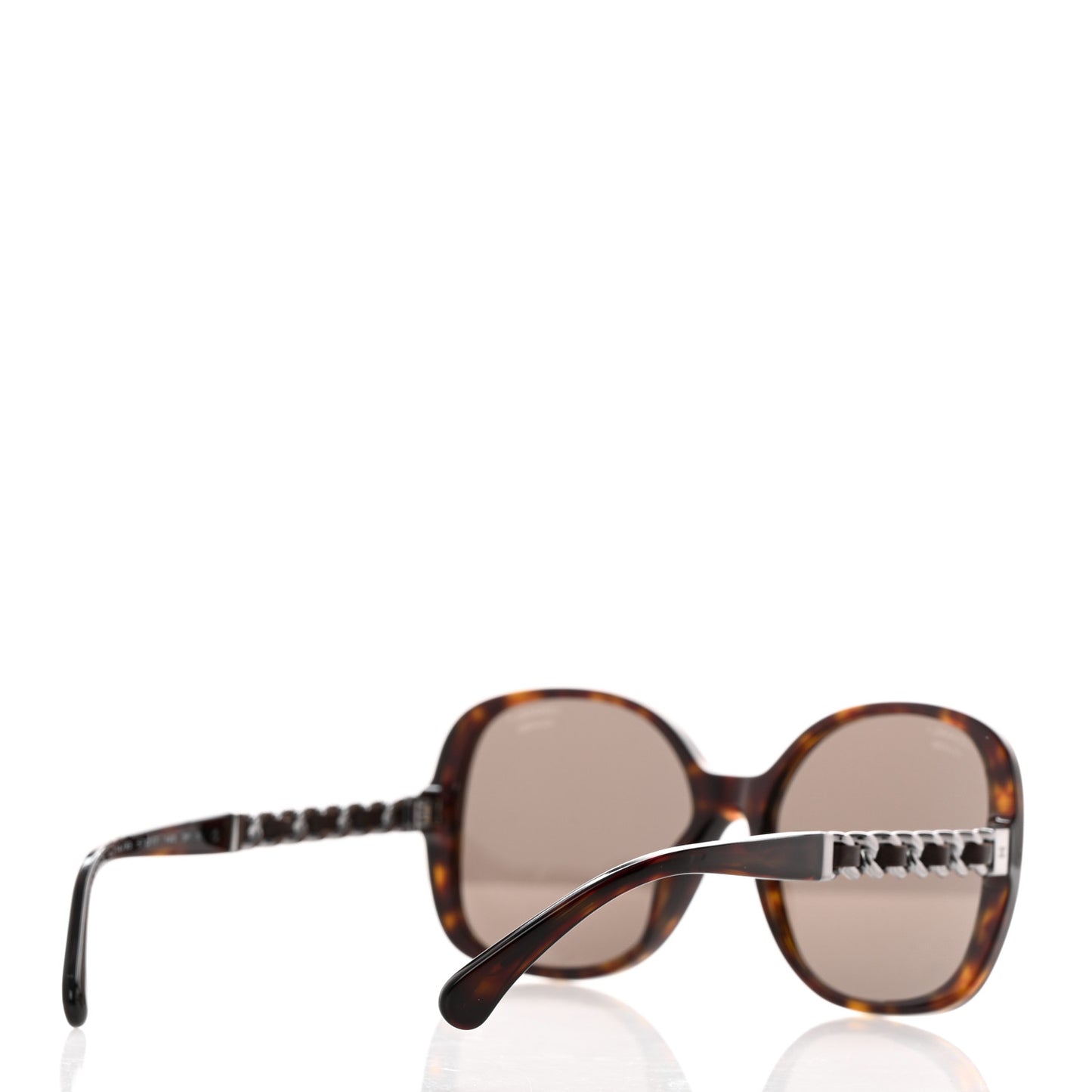 Acetate Chain Sunglasses 5470-Q-A Dark Havana
