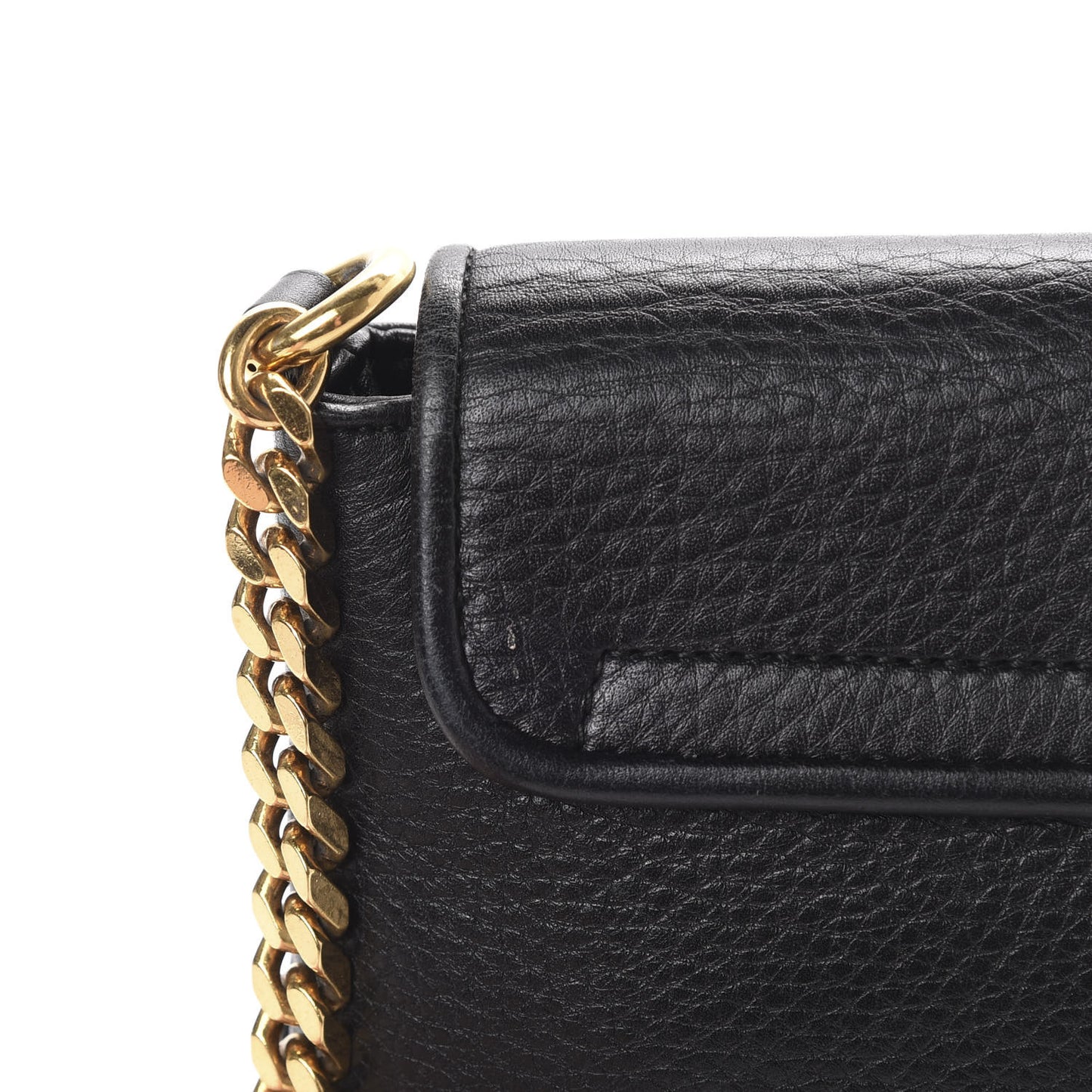 Calfskin Medium 1973 Chain Shoulder Bag Black