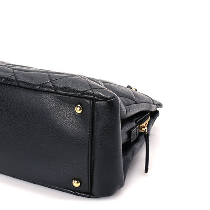 Chanel Caviar Quilted Timeless CC Soft Tote Black 9 of 9